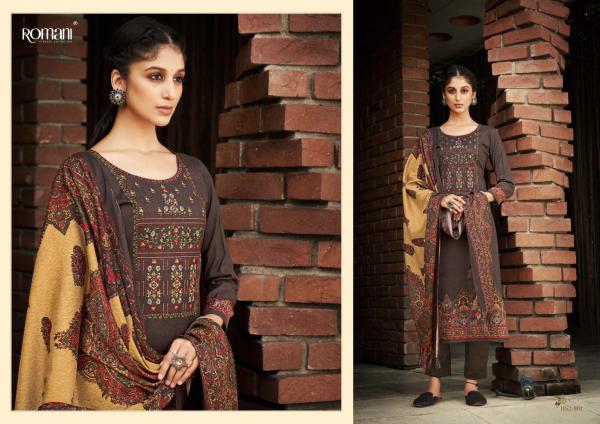 Romani Gulmarg Exclusive Wollen Wear Pashmina Designer Dress Collection